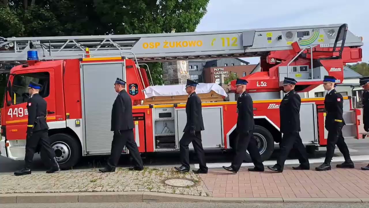 Pogrzeb druha Krystiana Dułaka w Sierakowicach (fragmenty)