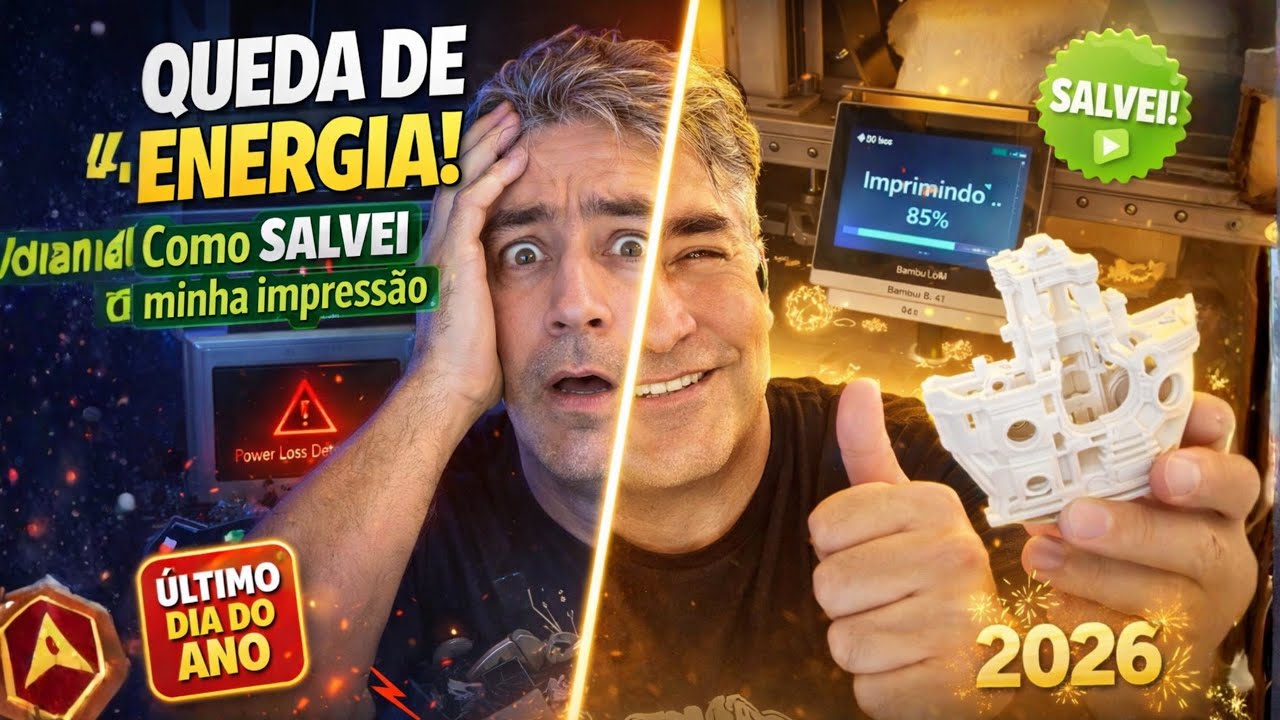QUASE PERDI TUDO! O Desastre que Aconteceu no ÚLTIMO DIA do Ano (e Como Salvei Minha Impressão)