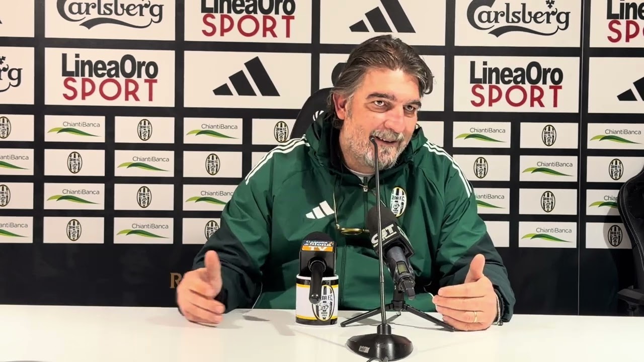 Gill Voria - Conferenza stampa post Siena-Follonica Gavorrano