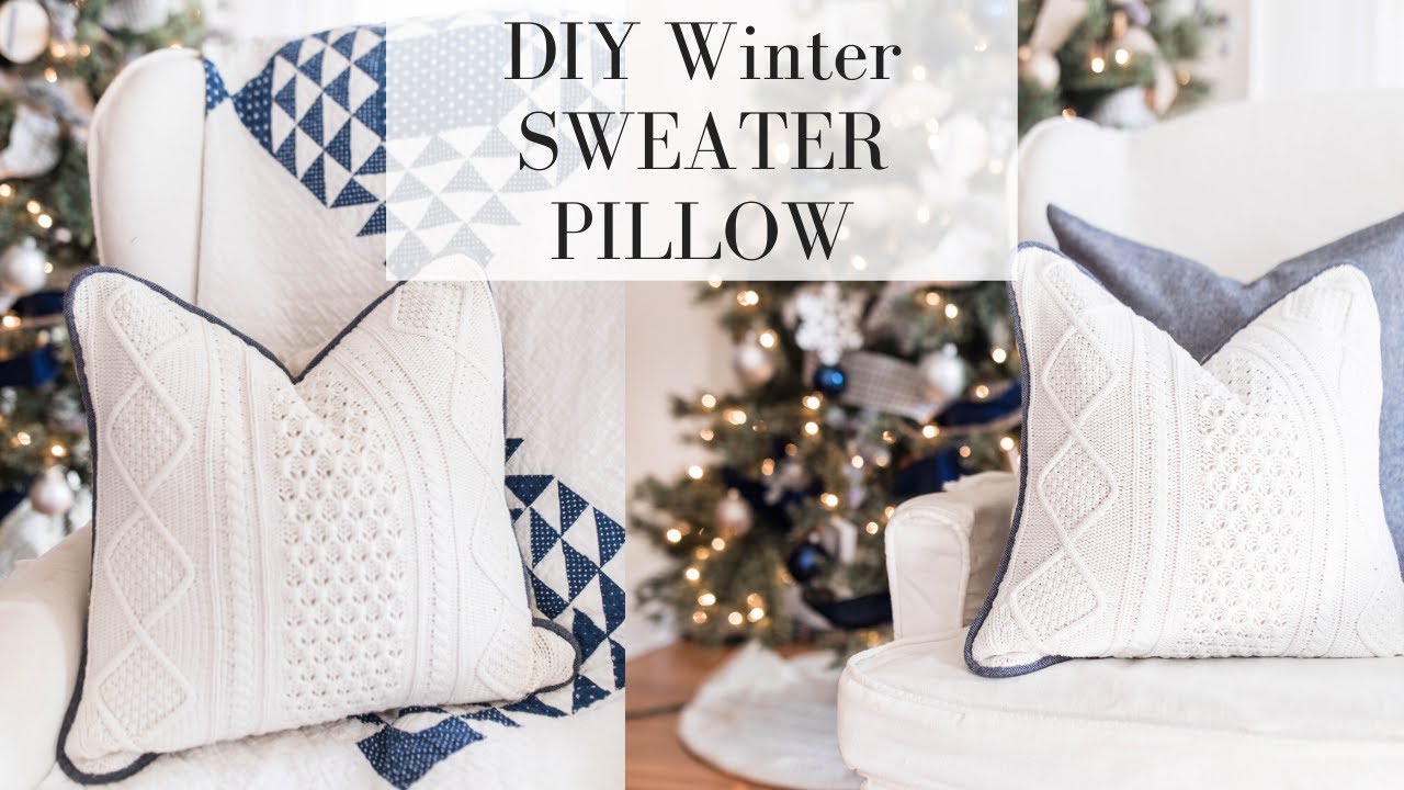 How to Make a Pillow from a Sweater