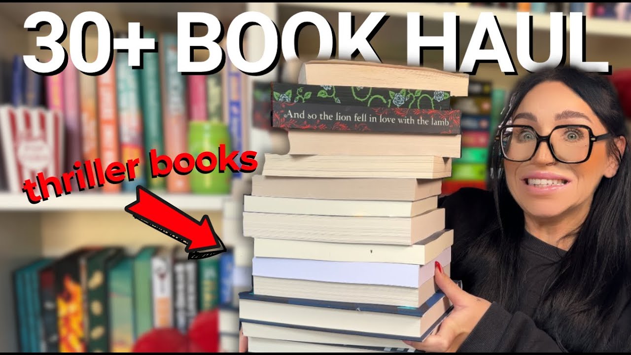 30+ EPIC Book Haul! ✨ | New Thriller Releases, Trophy Copies & Books I Can't Get in the UK! 🇬🇧📚