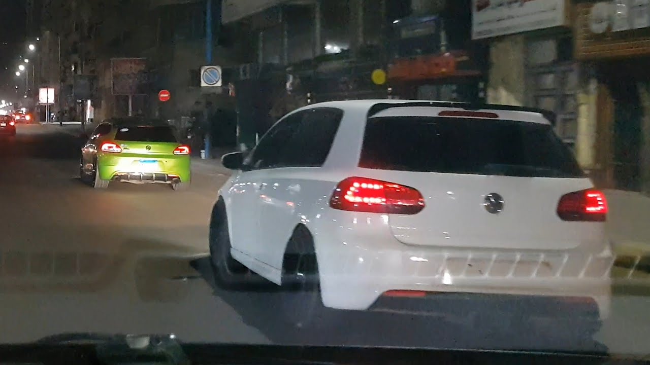 Нелегальные ночь гонки, форсаж в Новые турбины Bmw Volks Scirocco Mercedes