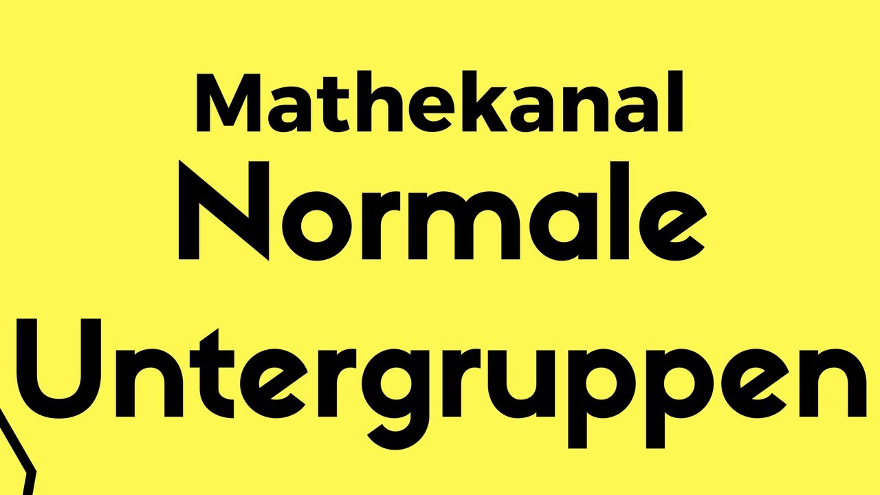 Normale Untergruppen, Faktorgruppen und Kern eines Homomorphismus