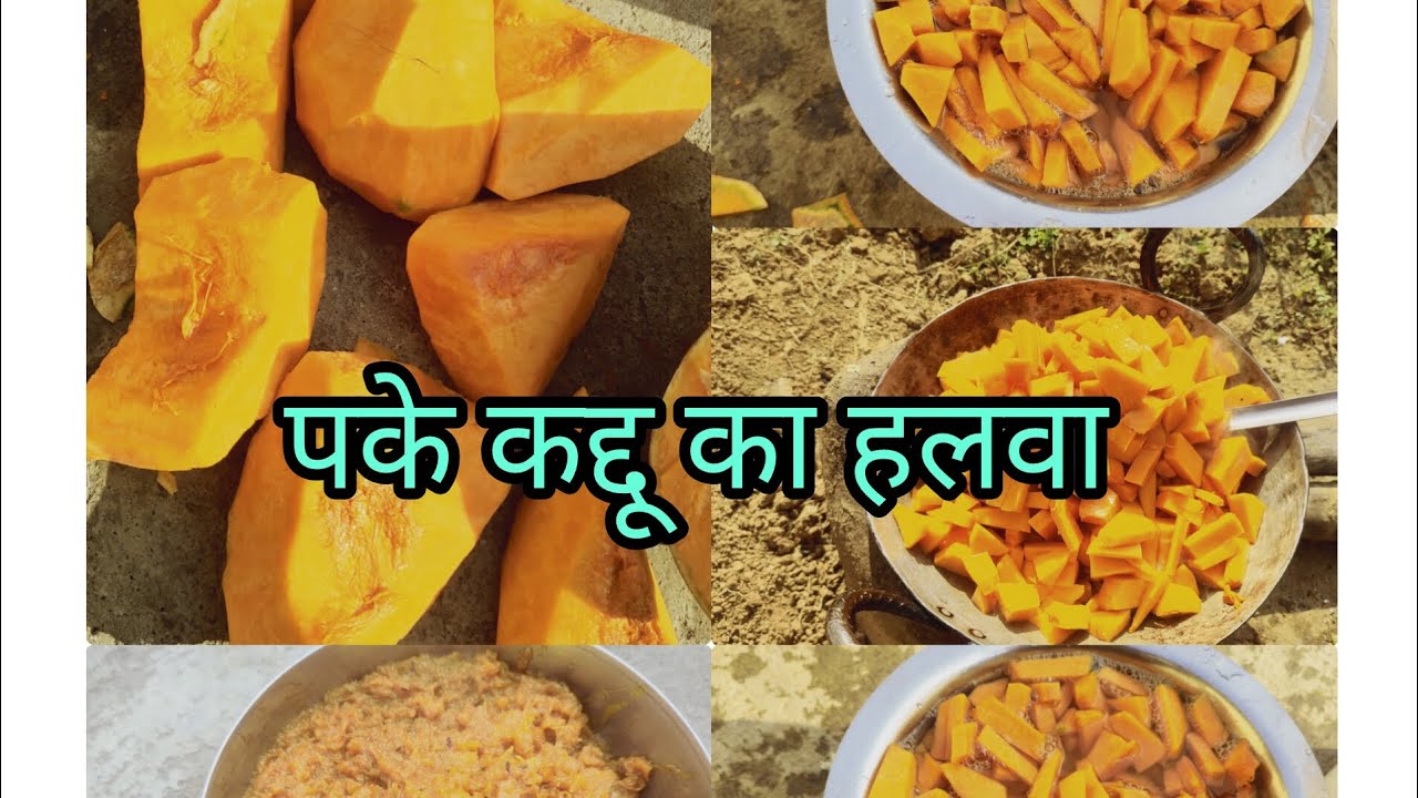 पके कद्दू का हलवा #daily vlog 