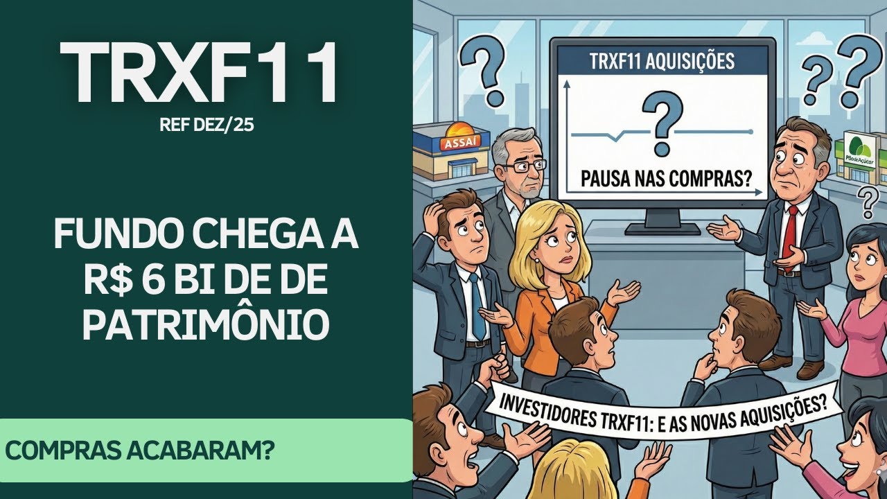 #TRXF11 - SERÁ QUE AS MOVIMENTAÇÕES ACABARAM?
