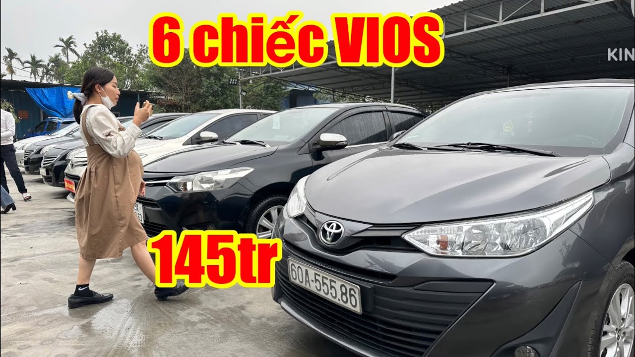 6 chiếc Toyota Vios nồi đồng cối đá - Chỉ 145tr có xe đời cao đi - oto cũ vios 0816662386-0971255863