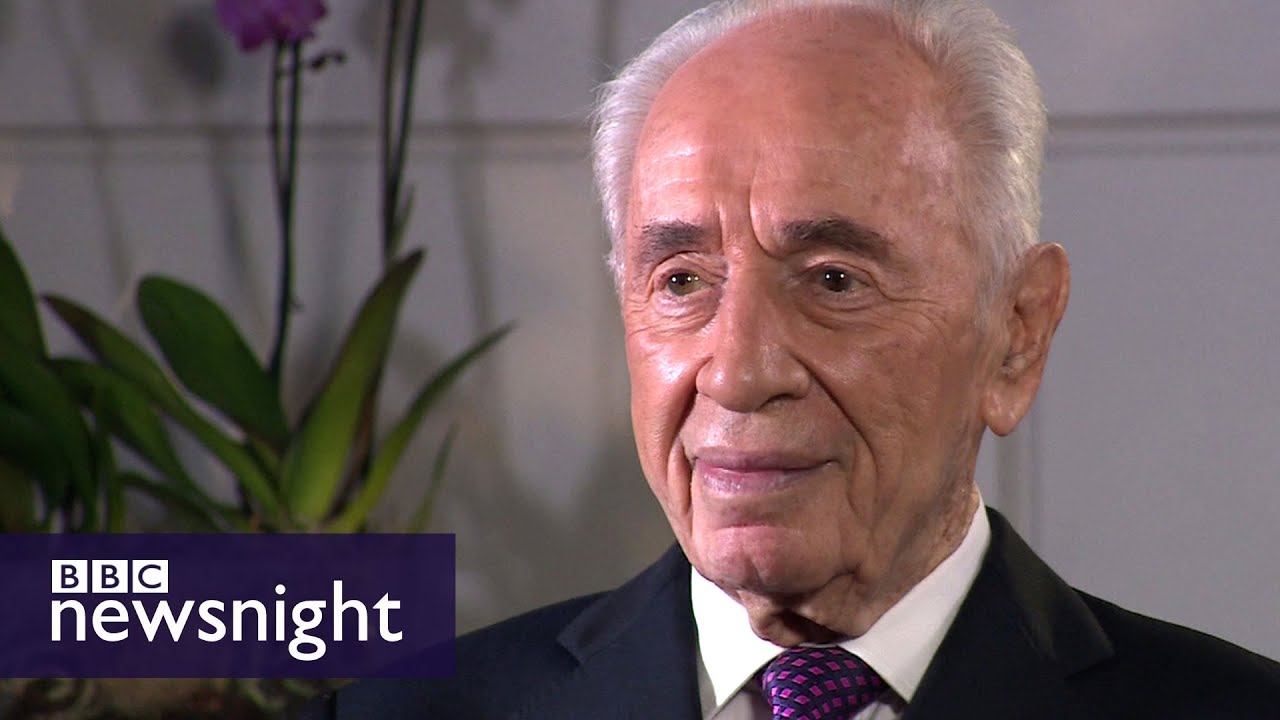 Shimon Peres: People who say peace is impossible are wrong (2015) - BBC Newsnight