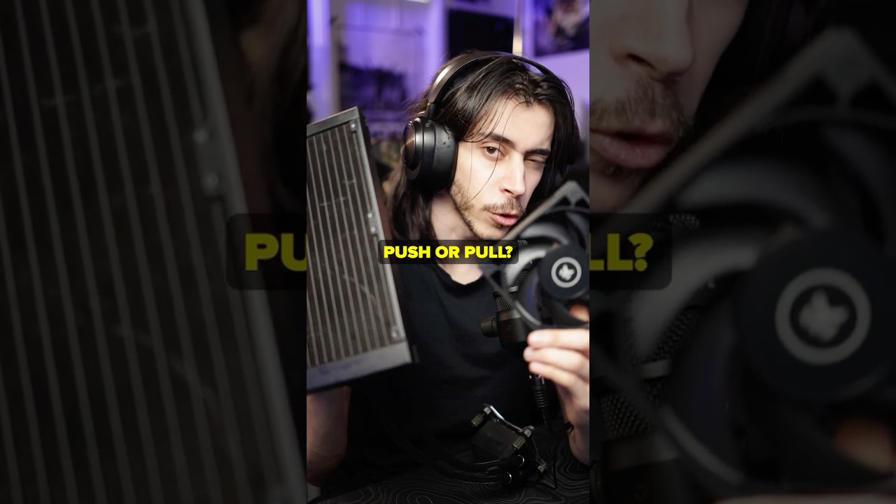 Radiator Push VS Pull Explained - #radiator #watercooling