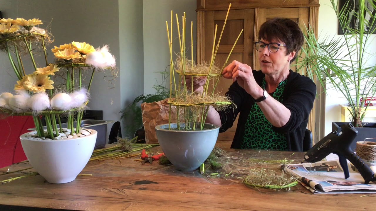 Natuurlijk Apart Bloemschik les: Paasschikking (deel 2)