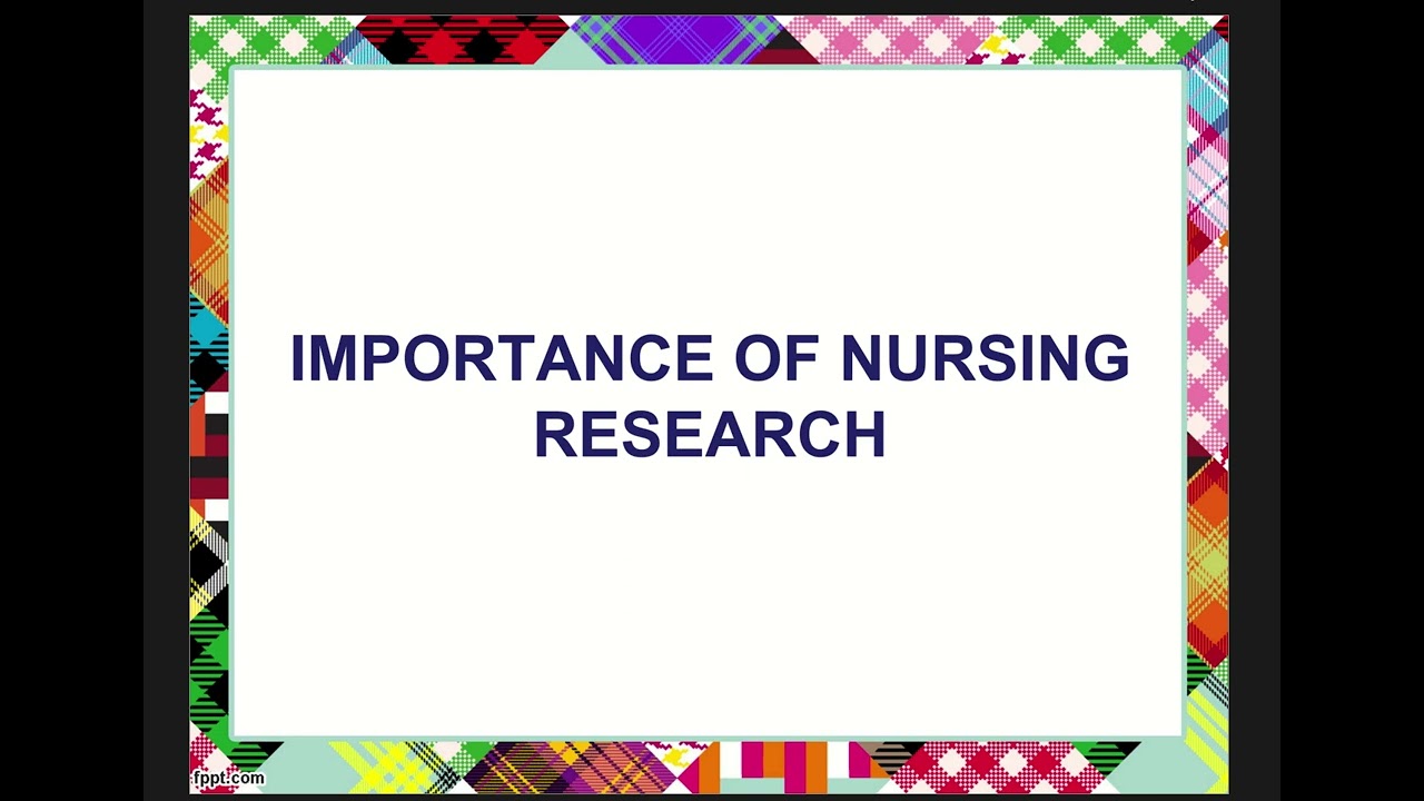 Introduction to Nursing Research