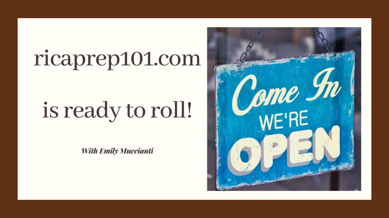 RICA Help - RICA Prep 101 Course Launch