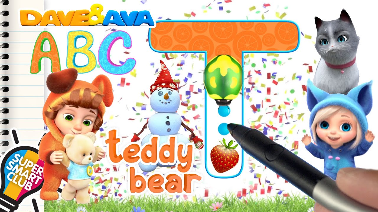 Letter Tracing A to Z Dave & Ava ABC with Wacom Bamboo Stylus