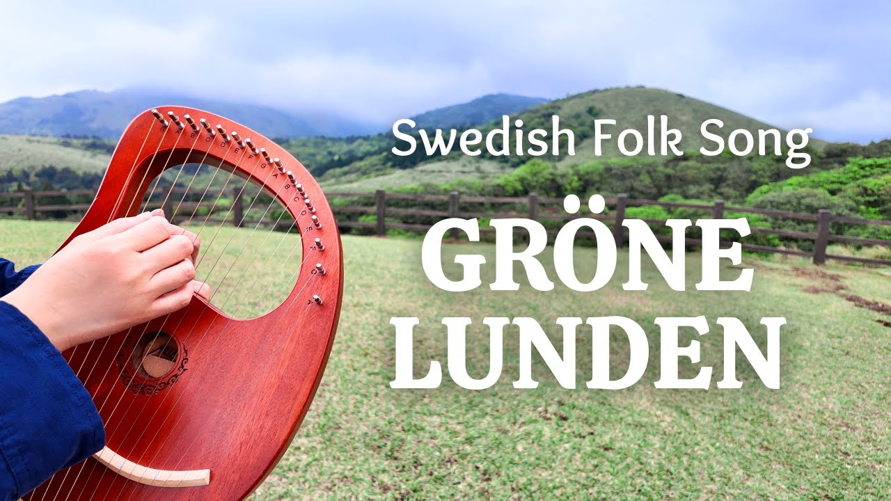 Gröne Lunden (Swedish Folk Song) Lyre Harp Cover