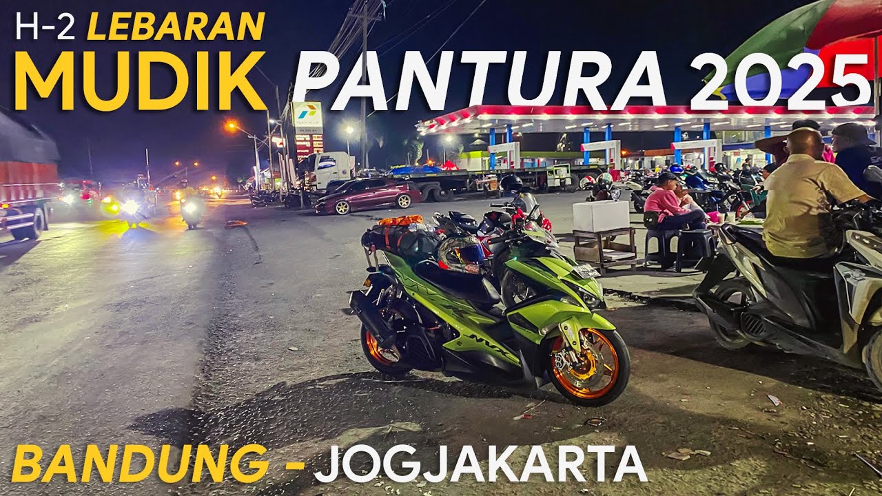 MUDIK PANTURA 2025 | Bandung - Jogja via Cikampek H-2 Lancar Jaya!!? | Aerox 155