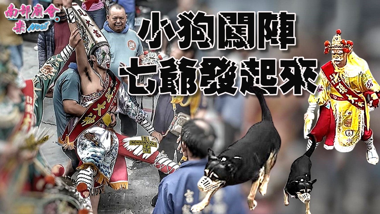 【(15：30) 突發狀況！原來小狗闖陣 也會受影響 七爺發起來！】#鼓山仁海宮 重建入火安座暨前往南鯤鯓代天府進香回駕遶境大典