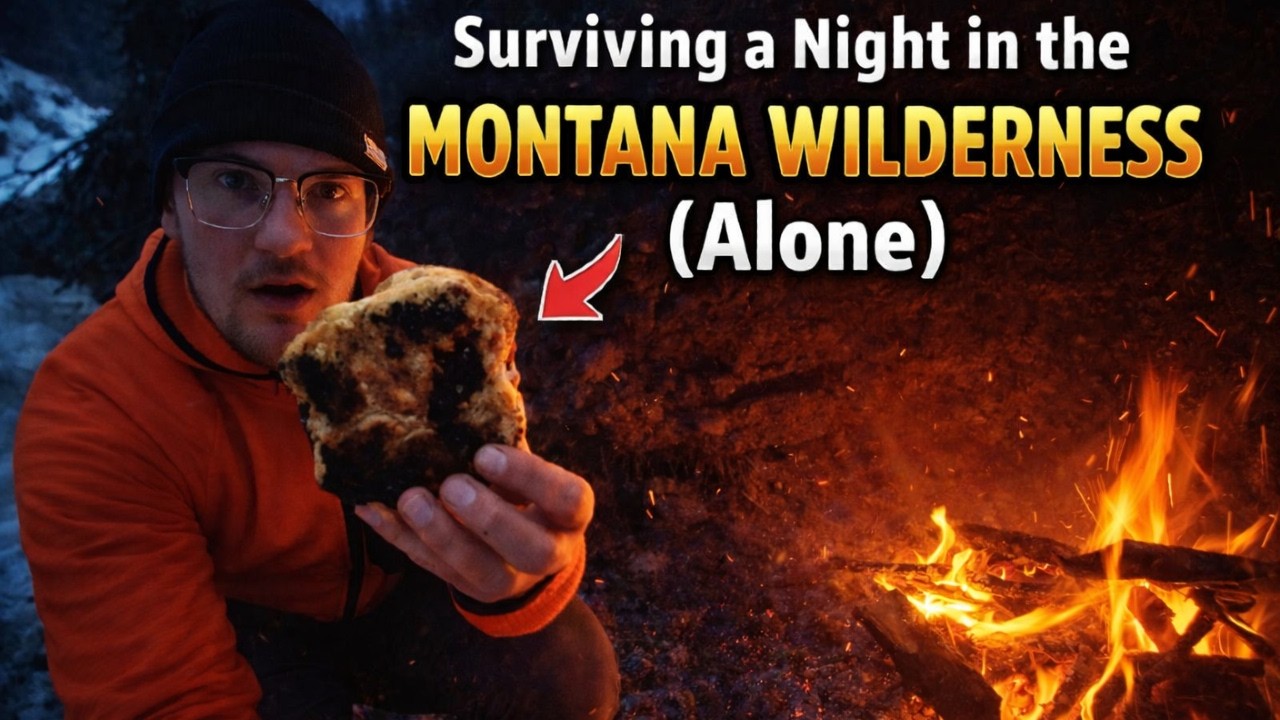 Surviving a Night in the Montana Wilderness (Alone)