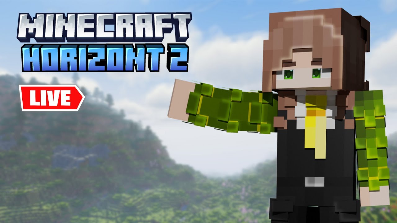 Blöcke farmen und Loch bauen - Minecraft Horizont 2 Live horizontal