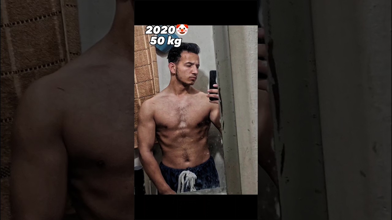 50 kg to 80 kg 😱 Body Transformation 🥵 #shortfeed #motivation #viralshort #bodybuilding #viralvideo