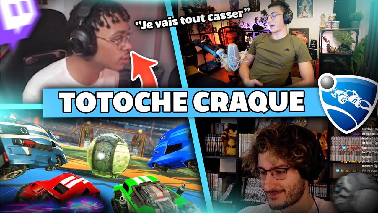 TOTOCHE CRAQUE SUR LA RANKED...  - Best of Rocket League FR #536 R&eacute;actions