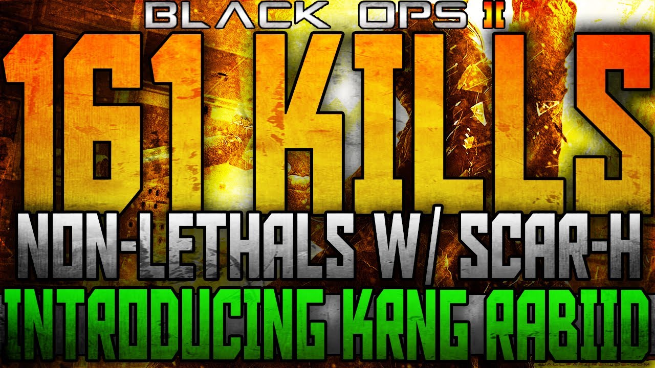 160 Kills Non-Lethal w/ Scar-H - Introducing KRNG Rabiid - Bad Luck Story!
