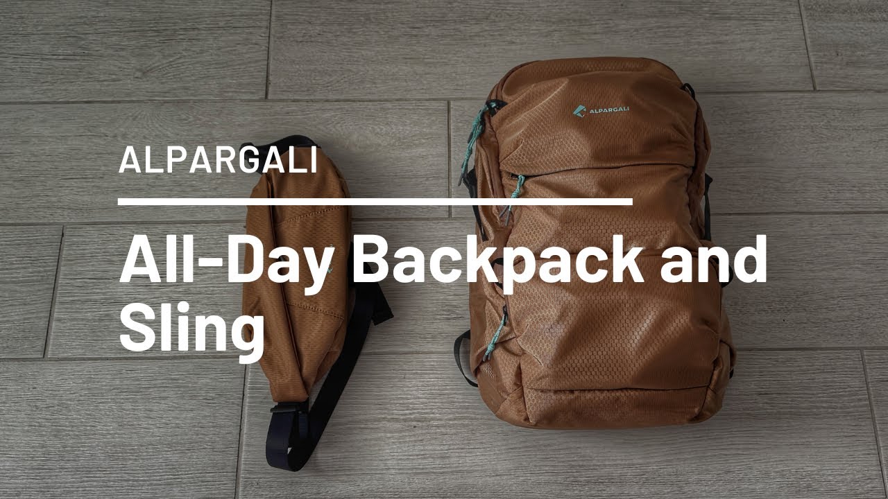 Alpargali All-Day Backpack and Chest Bag Review - Versatile Everyday Carry Backpack and Sling!