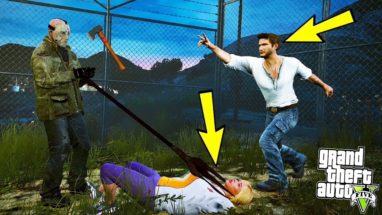 HAKKI VE NECLA 13 CUMA JASON İLE KAFES DÖVÜŞÜ YAPIYOR! - GTA 5 ZOMBİ KIYAMETİ