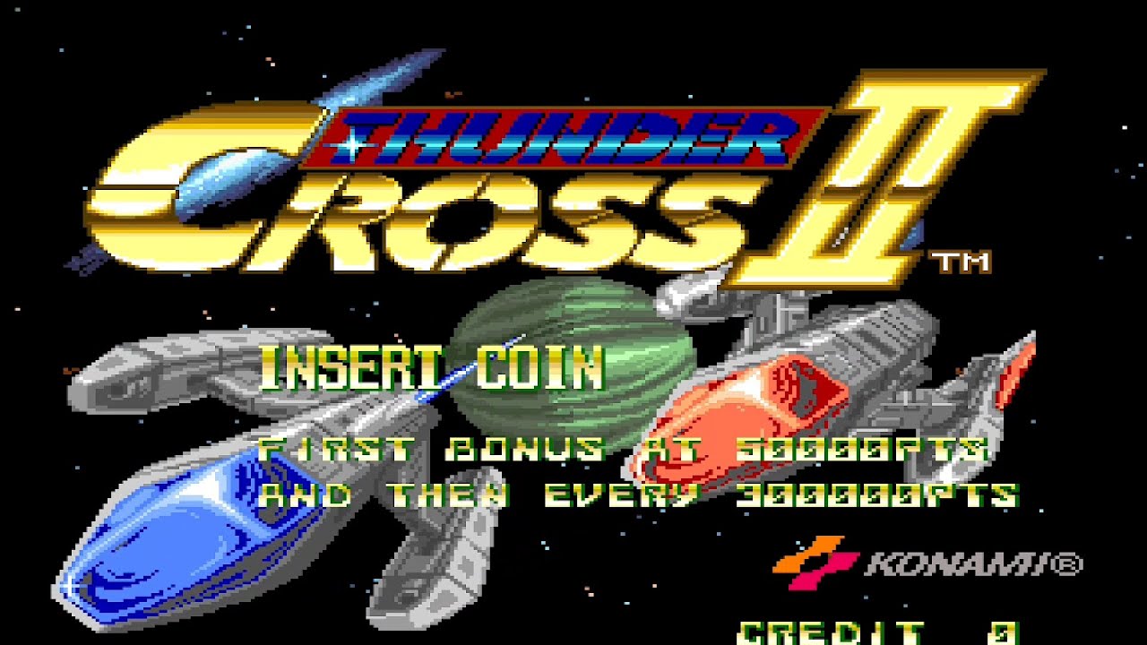 Thunder Cross II - Arcade Longplay (2 Players)
