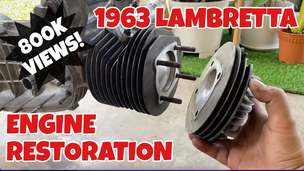 1963 Lambretta Engine Restoration - Timelapse
