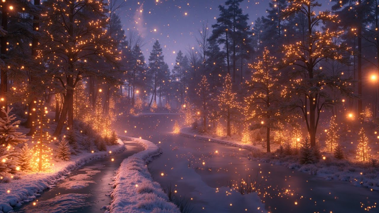Enchanted Forest Piano Relaxing Music for Deep Sleep & Stress Relief Зимняя сказка