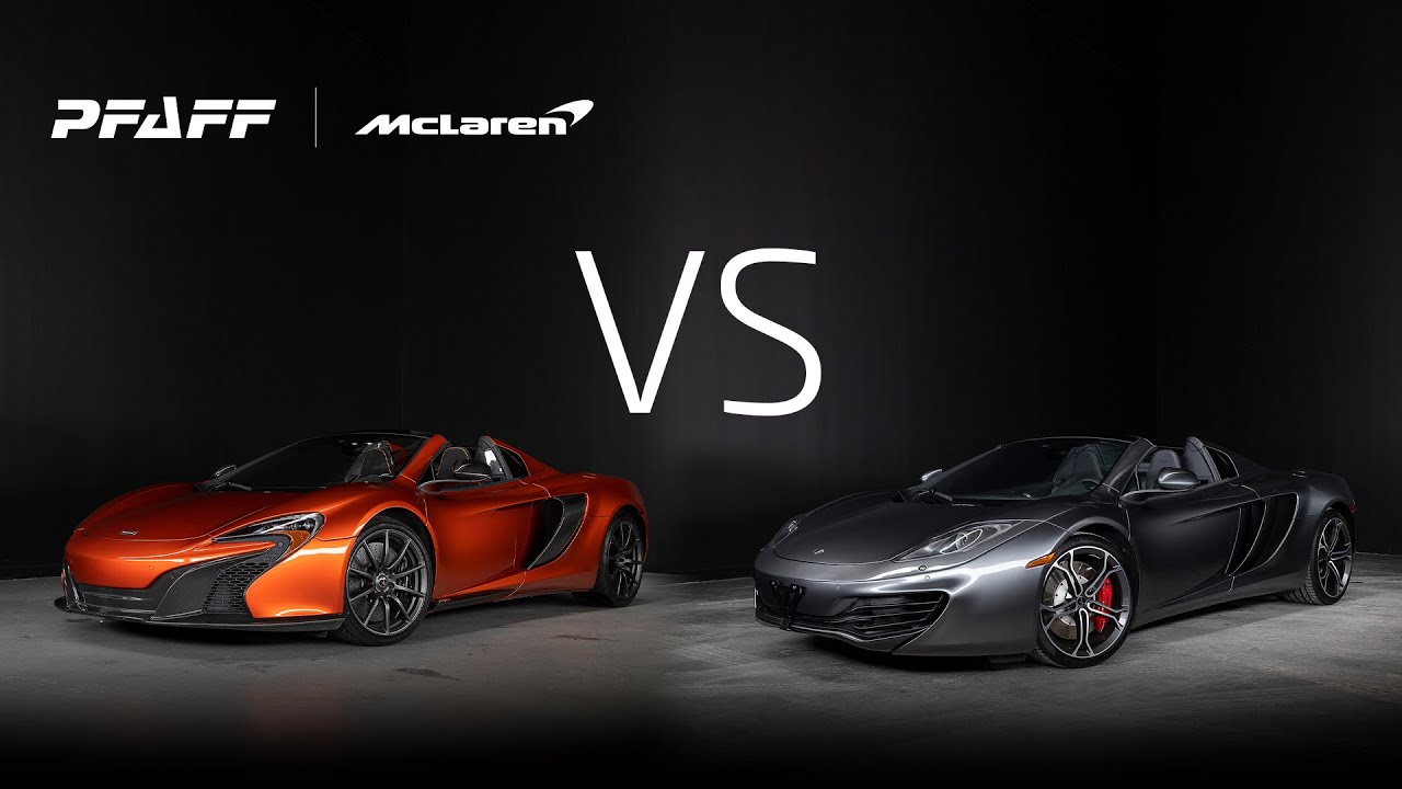 McLaren 650s vs. McLaren MP4-12C // Pfaff McLaren