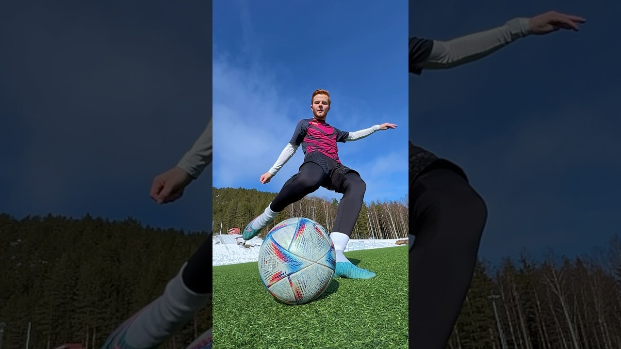 Elsker SLOW MOTION! i fotball❤️😍⚽️ #shorts