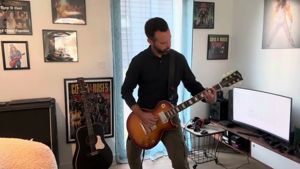 I Want to break free Queen guitar cover with KebCustom amp and BRBS Nightrain pedal