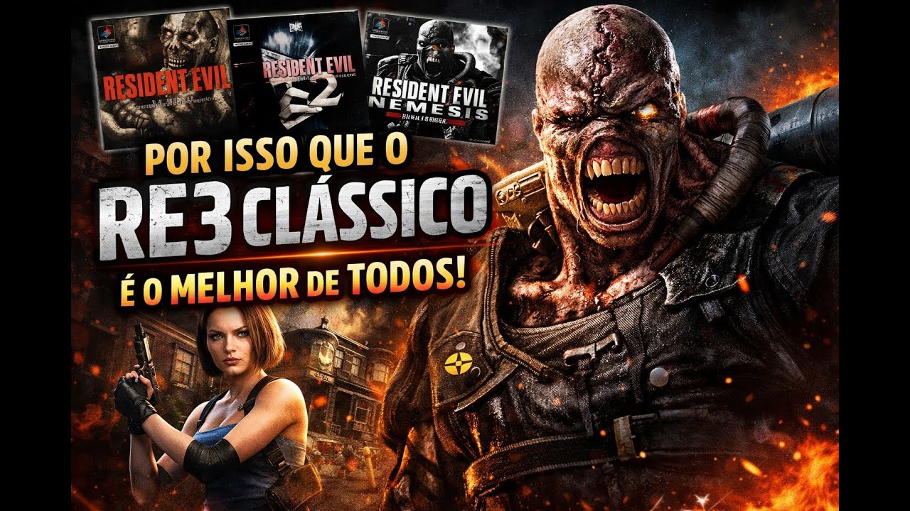 Por isso Resident Evil 3 Clássico é o melhor da era PS1