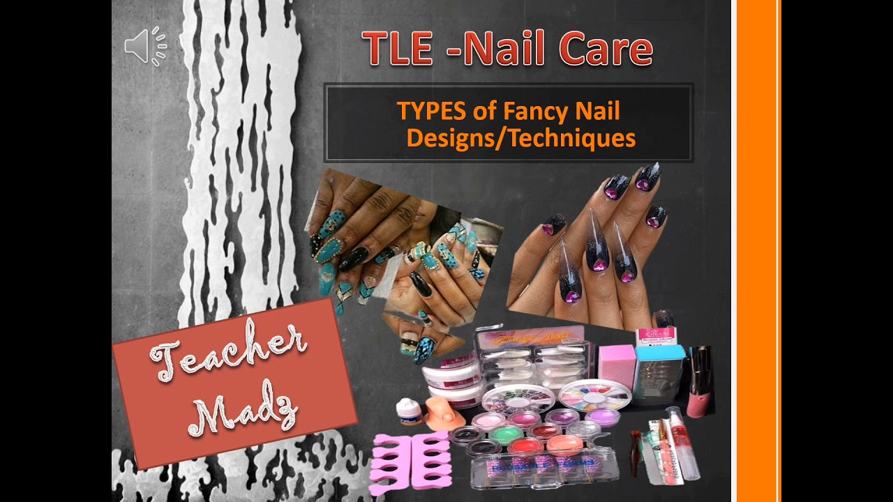 Types of fancy nail designs/techniques