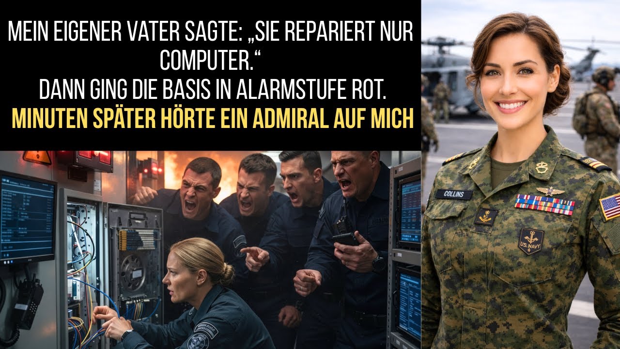 Ihr Vater unterschätzte sie öffentlich, doch Minuten später hing eine ganze Basis von ihr ab