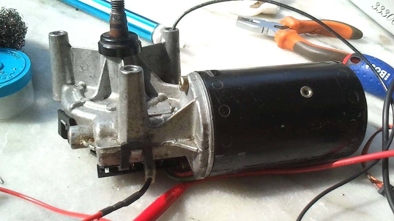 CROSS-GFORCE-Test moteur d'essui glace + carte PWM + servo + telecommande