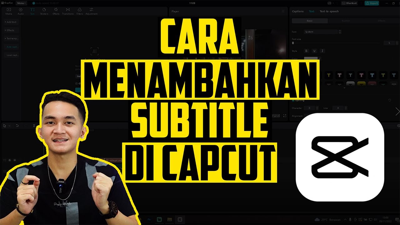 Cara Masukin Subtitle Video Tiktok & Instagram Reels | Capcut Edit