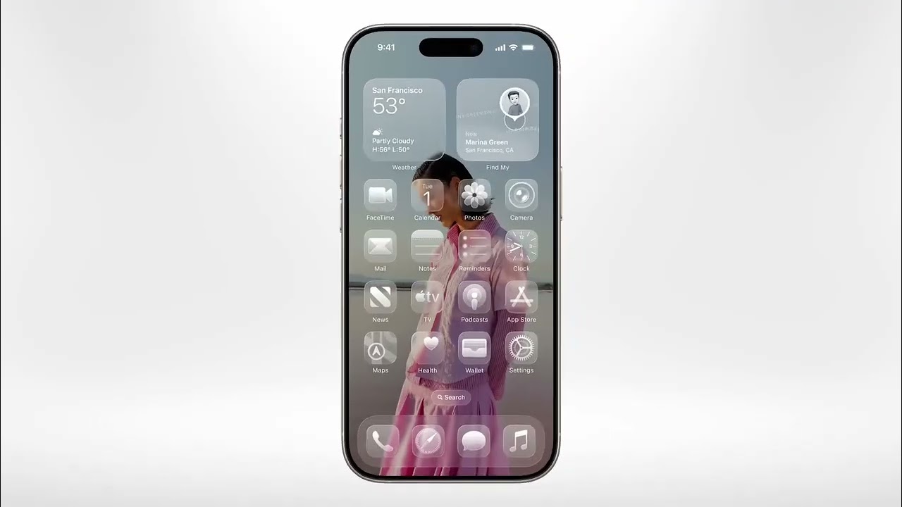 Introducing Apple Liquid Glass. Lo spot di presentazione della nuova interfaccia grafica di Apple