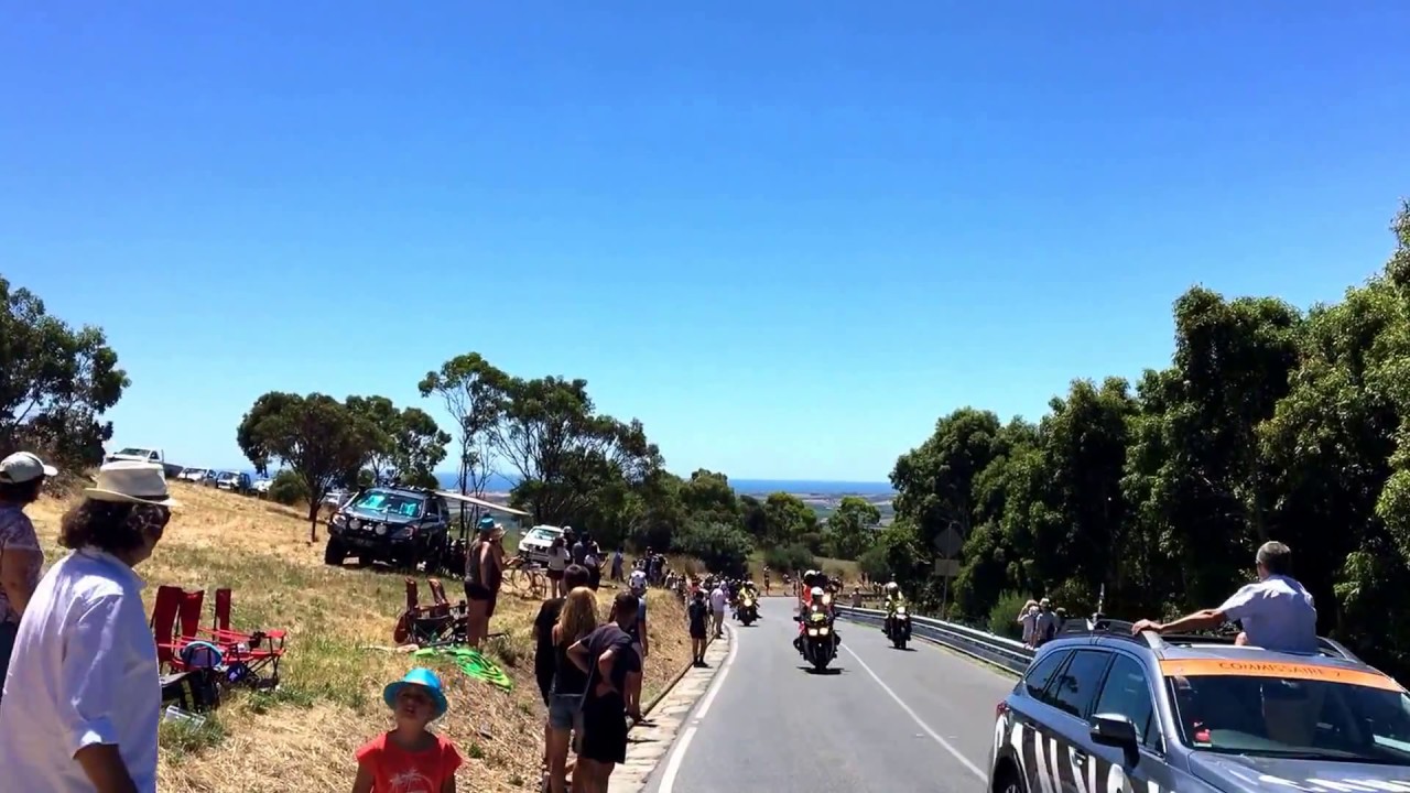 2017 Santos Tour Down Under Stage 5 - Richie Porte attacks!