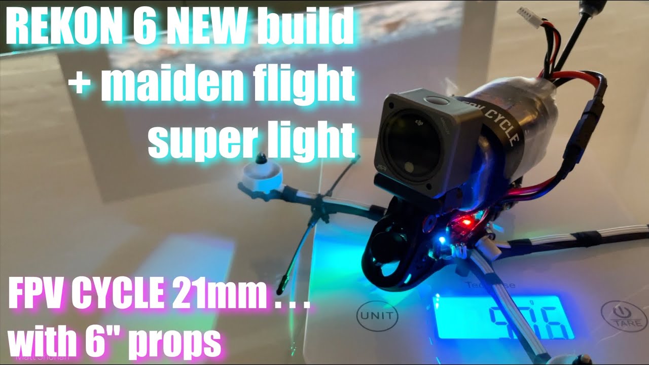 Rekon 6 LR build and maiden flight  | FPV quad fail and crash in next flight | but why?