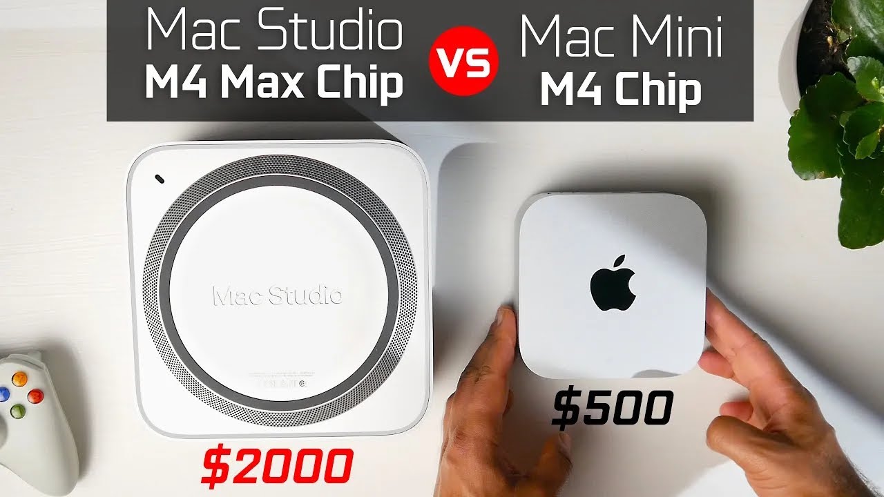 Apple Mac Studio M4 Max против Mac Mini M4 &mdash; полное сравнение (RUS)