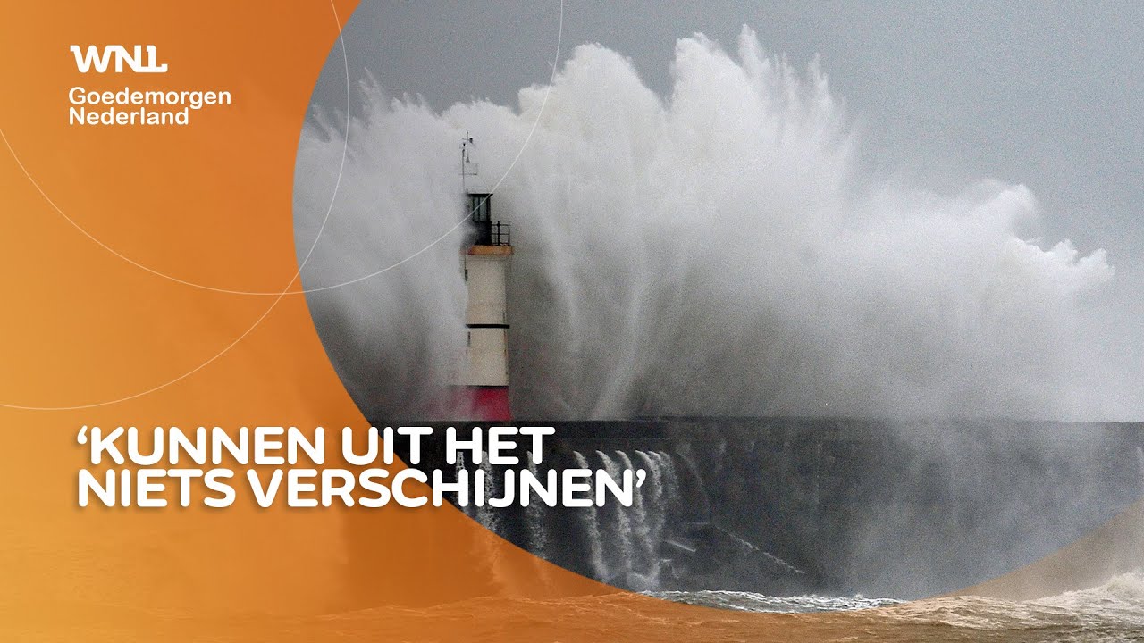 Steeds meer gevaarlijke monstergolven op de Noordzee
