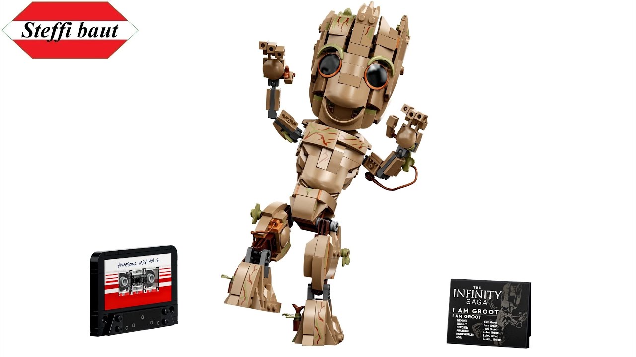 LEGO Marvel 76217 I am Groot unboxing & Speed Build