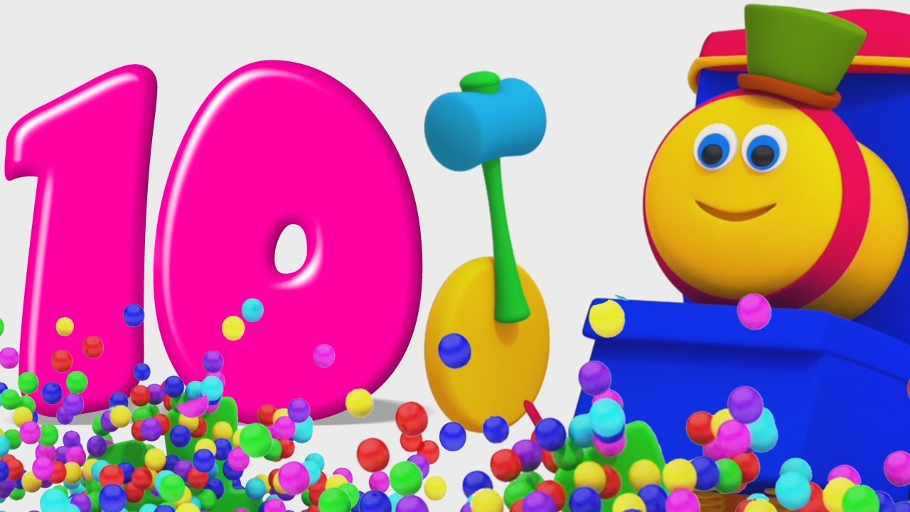 تعلم الأرقام والألوان مع مفاجأة البيض | بوب سلسلة المرح للأطفال | Number and Colors | Bob Fun Series