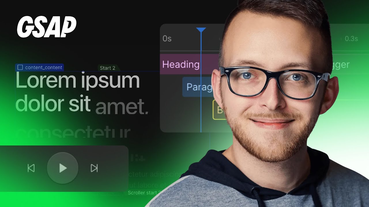 У GSAP теперь есть пользовательский интерфейс