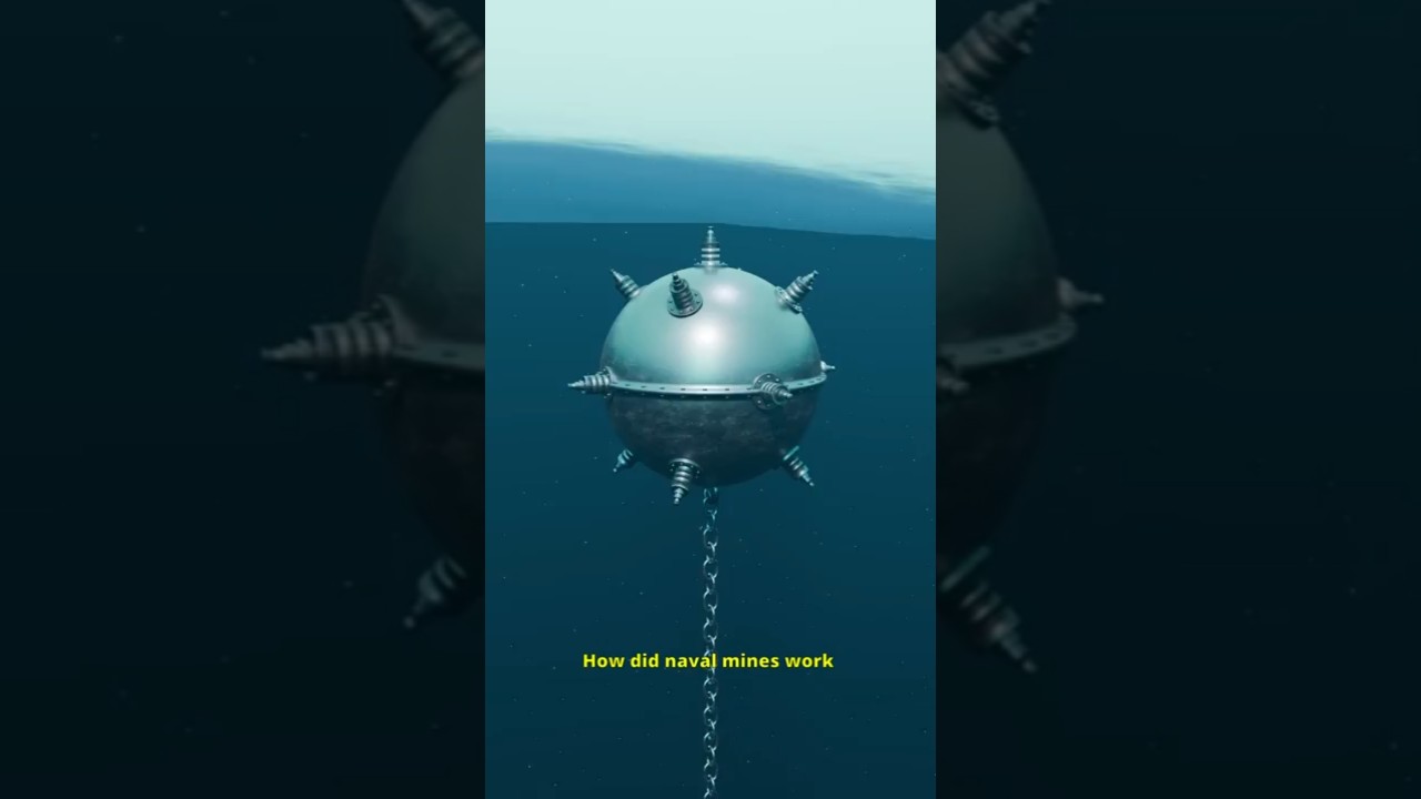 How WW2 Naval Mines Actually Worked⚓️💥 #animation