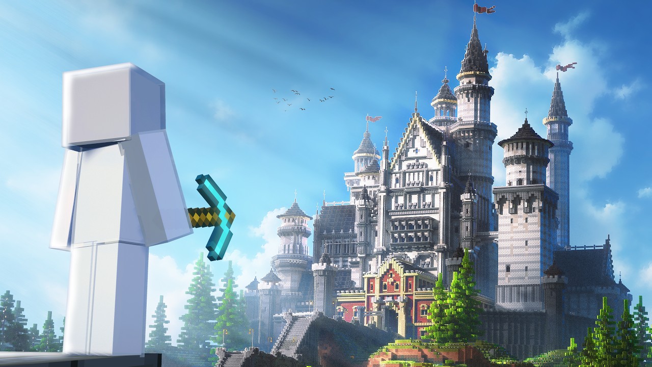 Как я построил лучший спавн для нашего SMP!