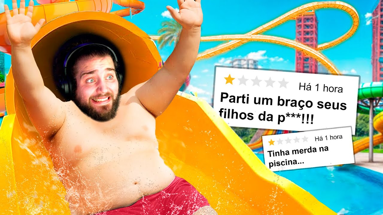 O MEU PARQUE AQUÁTICO ESTÁ A FICAR FAMOSO! - Waterpark Simulator #3