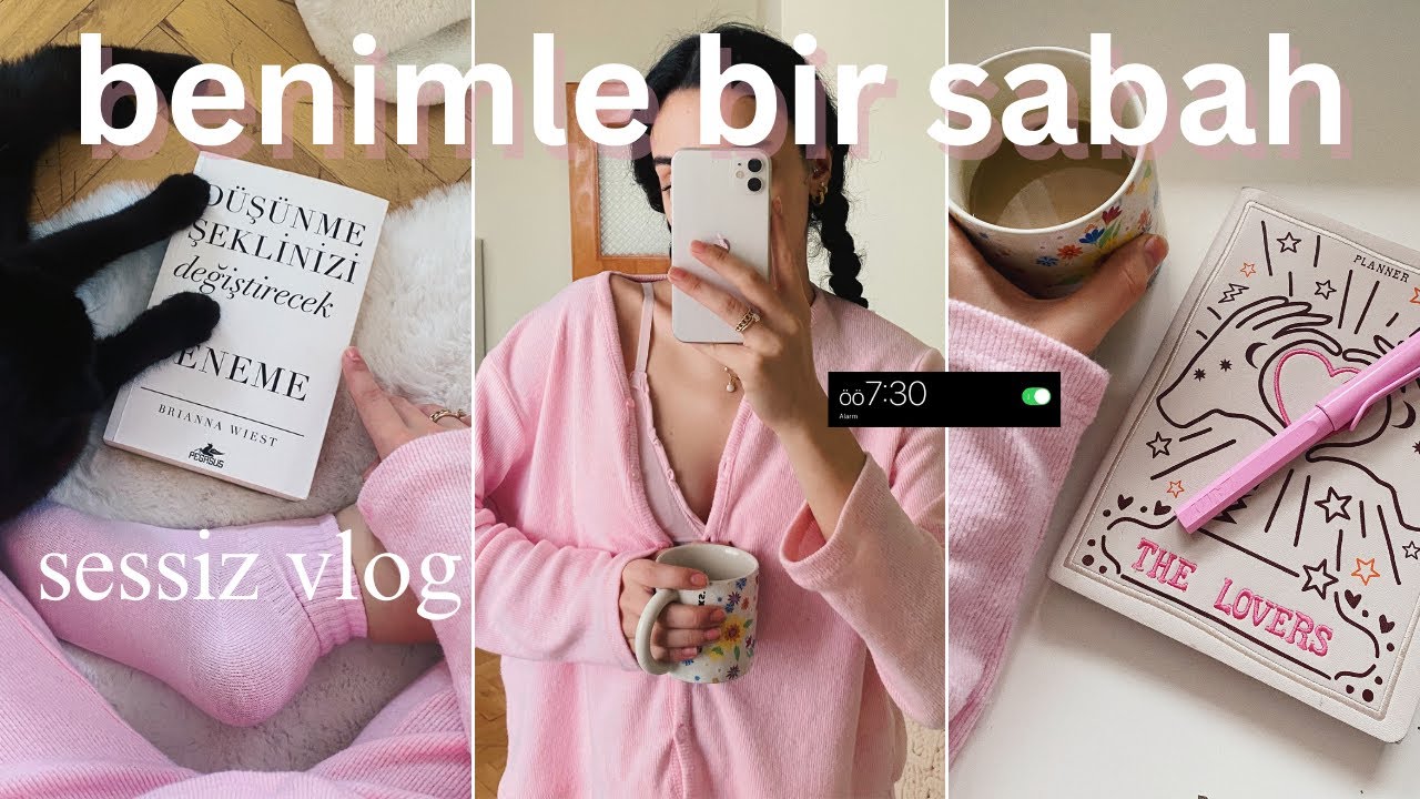 benimle bir sabah ☁️🎀 | sakin sabah rutini | sessiz vlog 🌝✨