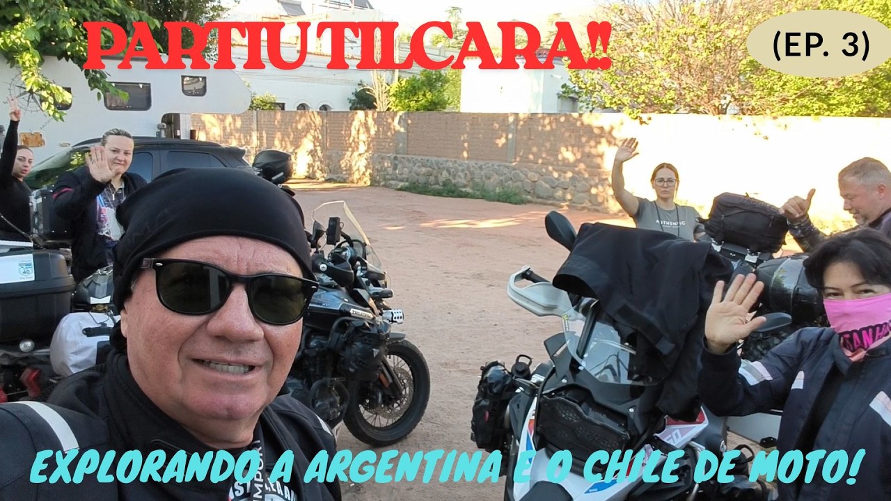 EXPLORANDO A ARGENTINA E O CHILE DE MOTO (Ep 3)